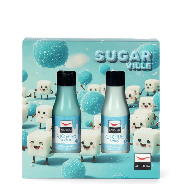 Cofanetto aquolina Bagno Doccia + Latte Corpo Zucchero A Velo