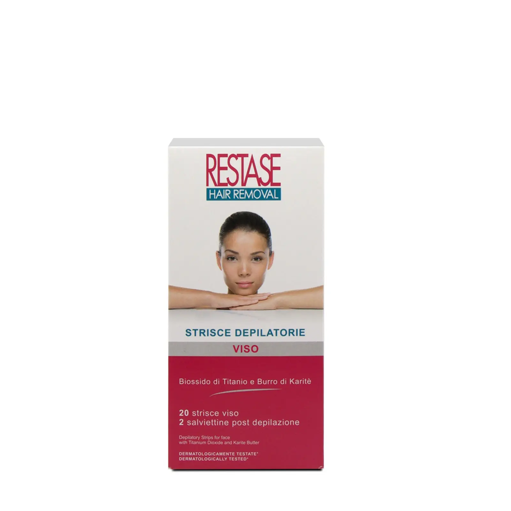 Strisce depilatorie viso 20x2 Restase