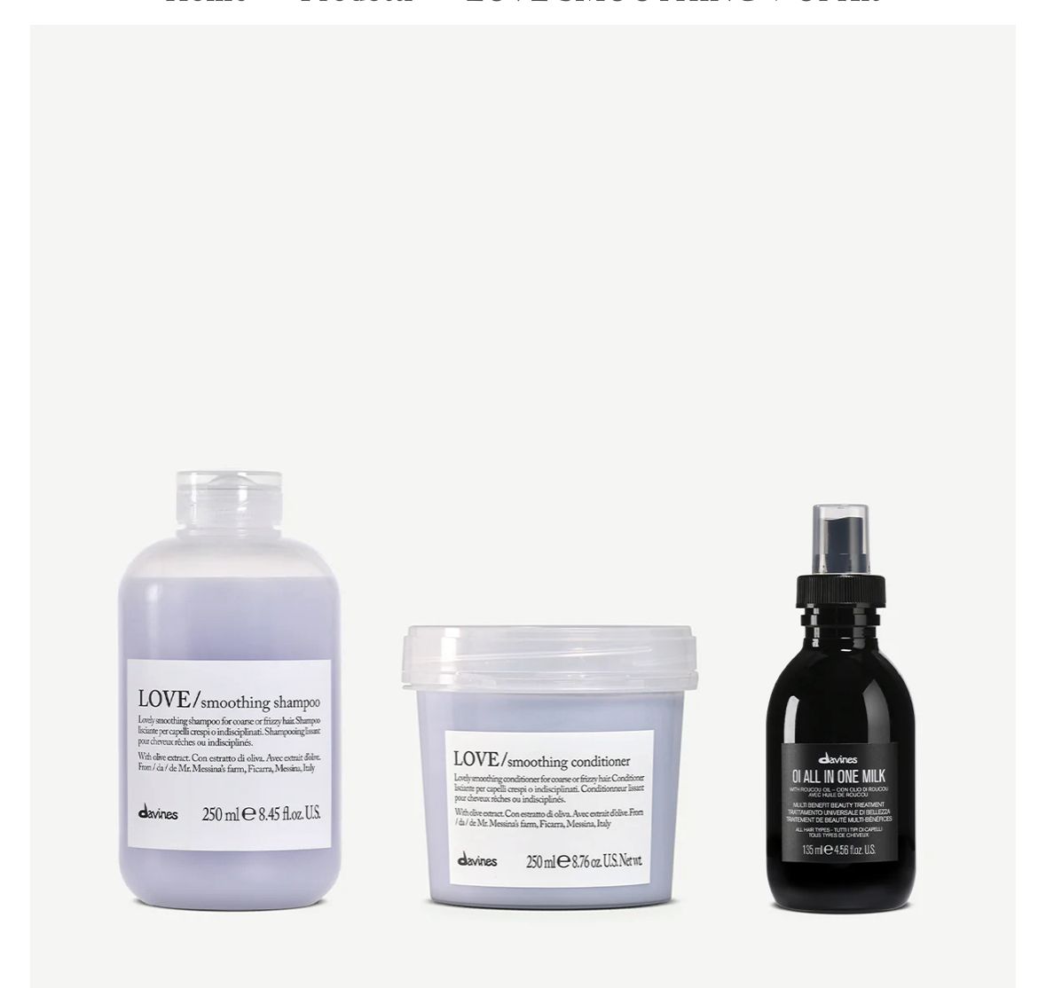 DAVINES- Colorata macchia mediterranea- OI box per capelli crespi o indisciplinati