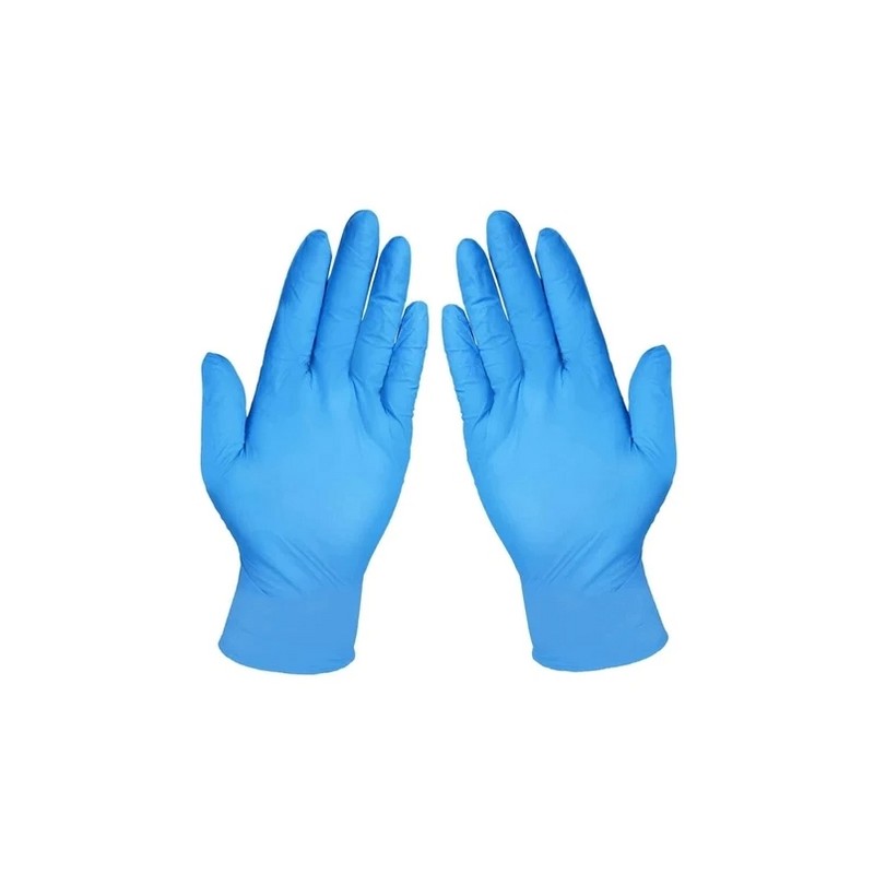 JH care- guanti monouso blu in nitrile -100 pz taglia m
