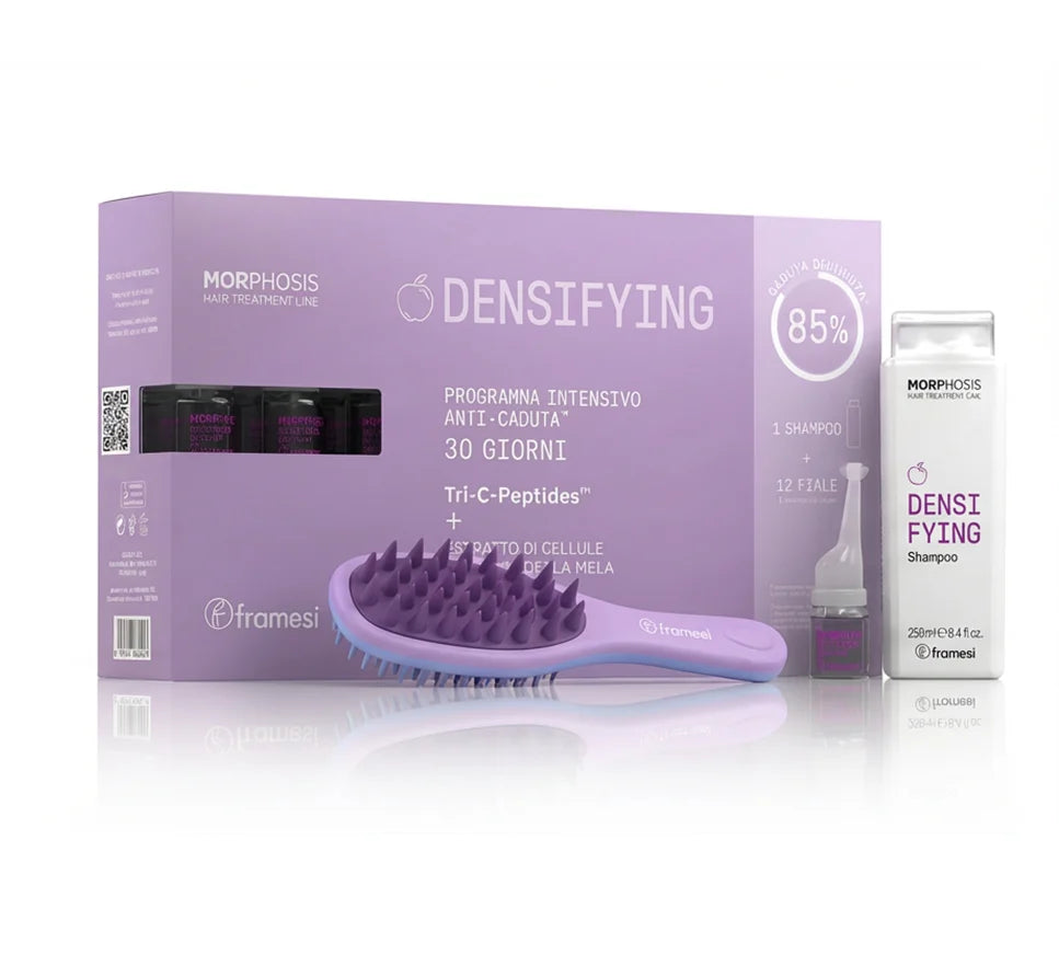 DENSIFYING FIALE + SHAMPO 12X7 ML + OMAGGIO MASSAGING BRUSH