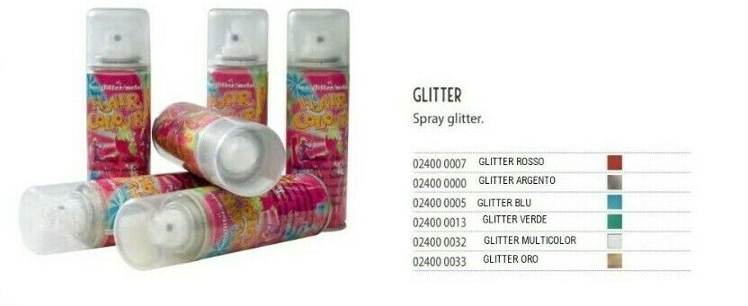 Hair colour - lacca colorata 125ml Glitter Multicolor