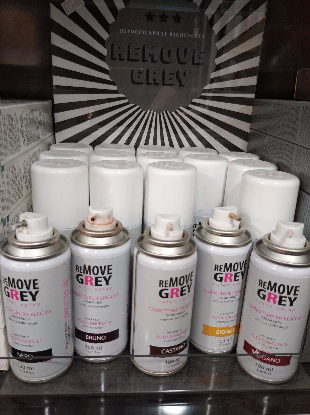 Remove grey correttore ricrescita nero