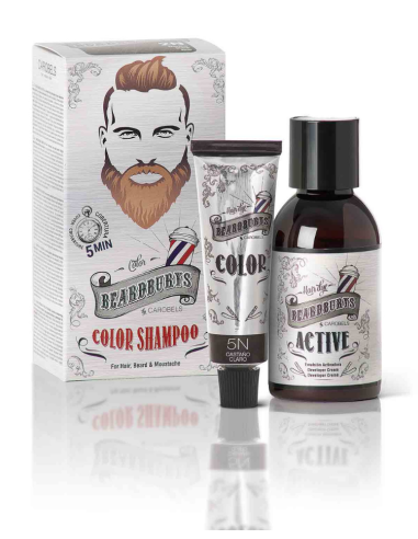 Beardburys - tinta per barba e baffi - castano chiaro