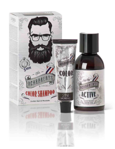 Beardburys - tinta per barba e baffi nero 2N