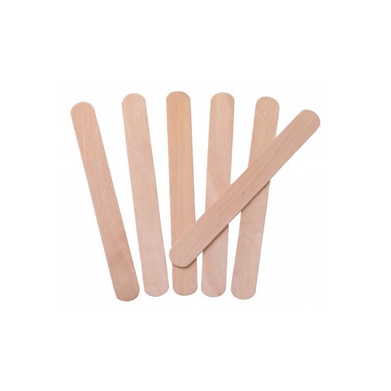 Spatole in legno  per cera - strette  50 pz