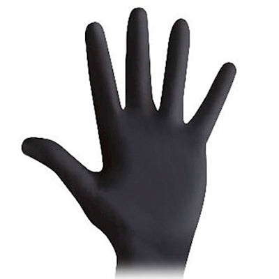 Walking Guanti in Nitrile Nero Large Confezione da 100 pezzi