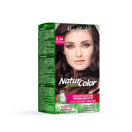 Natur Color green colorazione permanente 5.34 (cappuccino)
