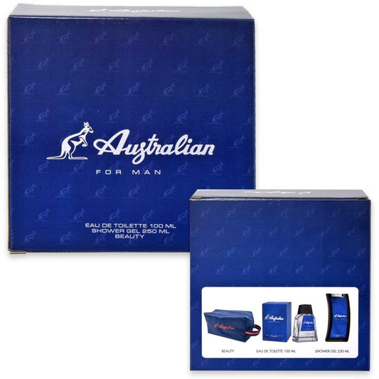 Australian coffret blu edt 100 ml + shower gel 250 ml + beauty