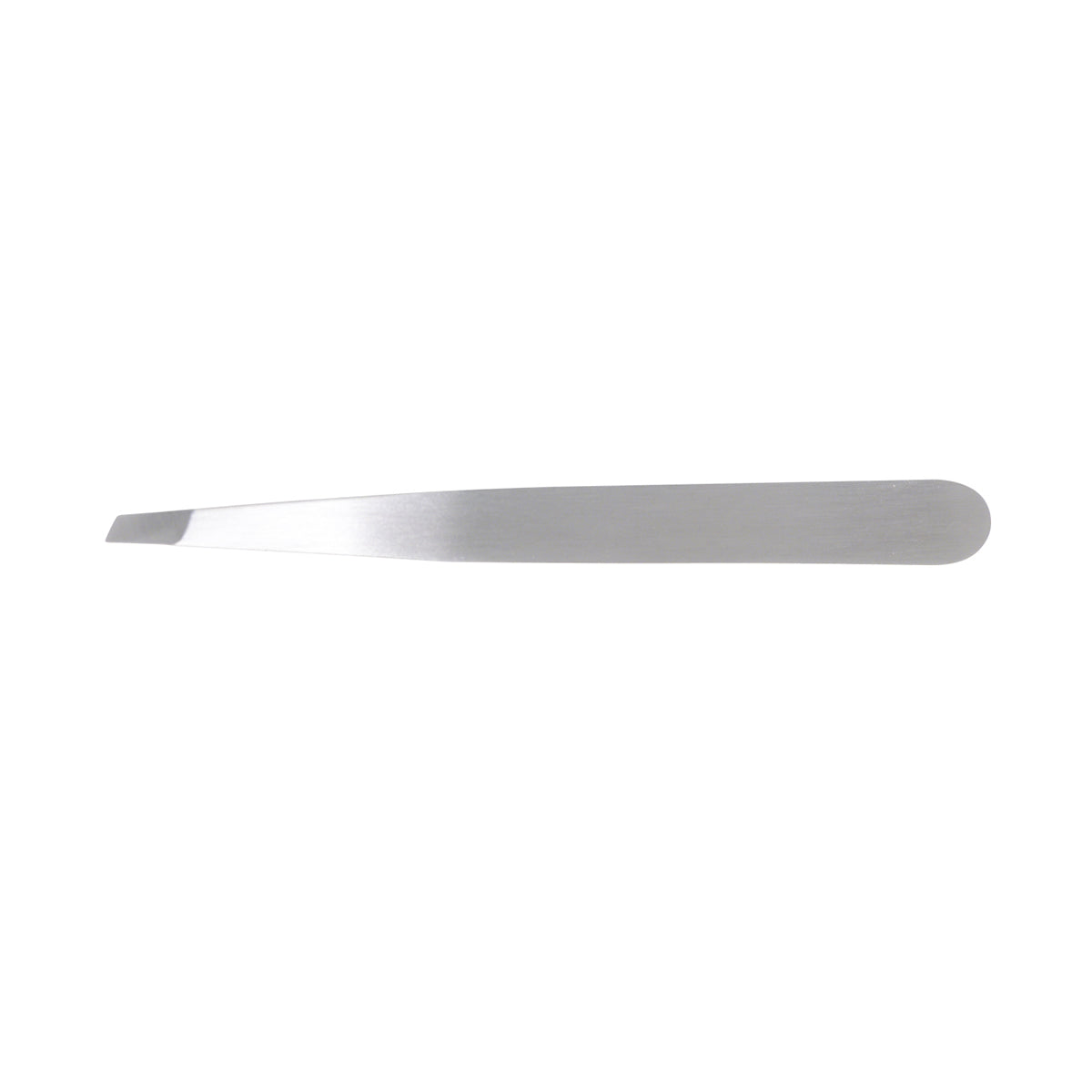Pinza Inox satinato – Punta obliqua