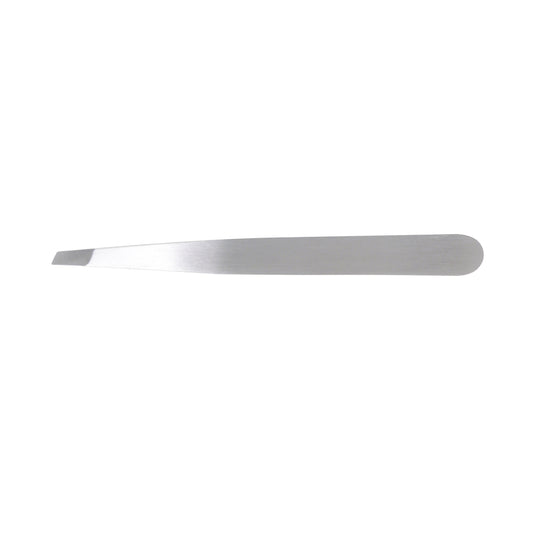 Pinza Inox satinato – Punta obliqua
