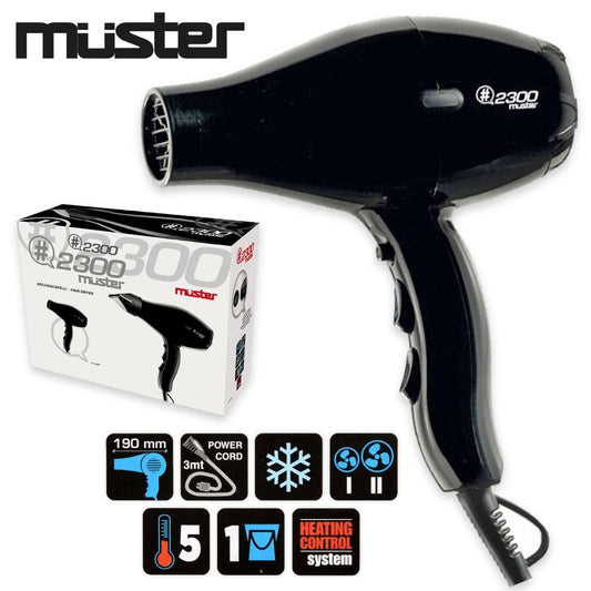 Asciugacapelli Professionale - 2300 - Muster