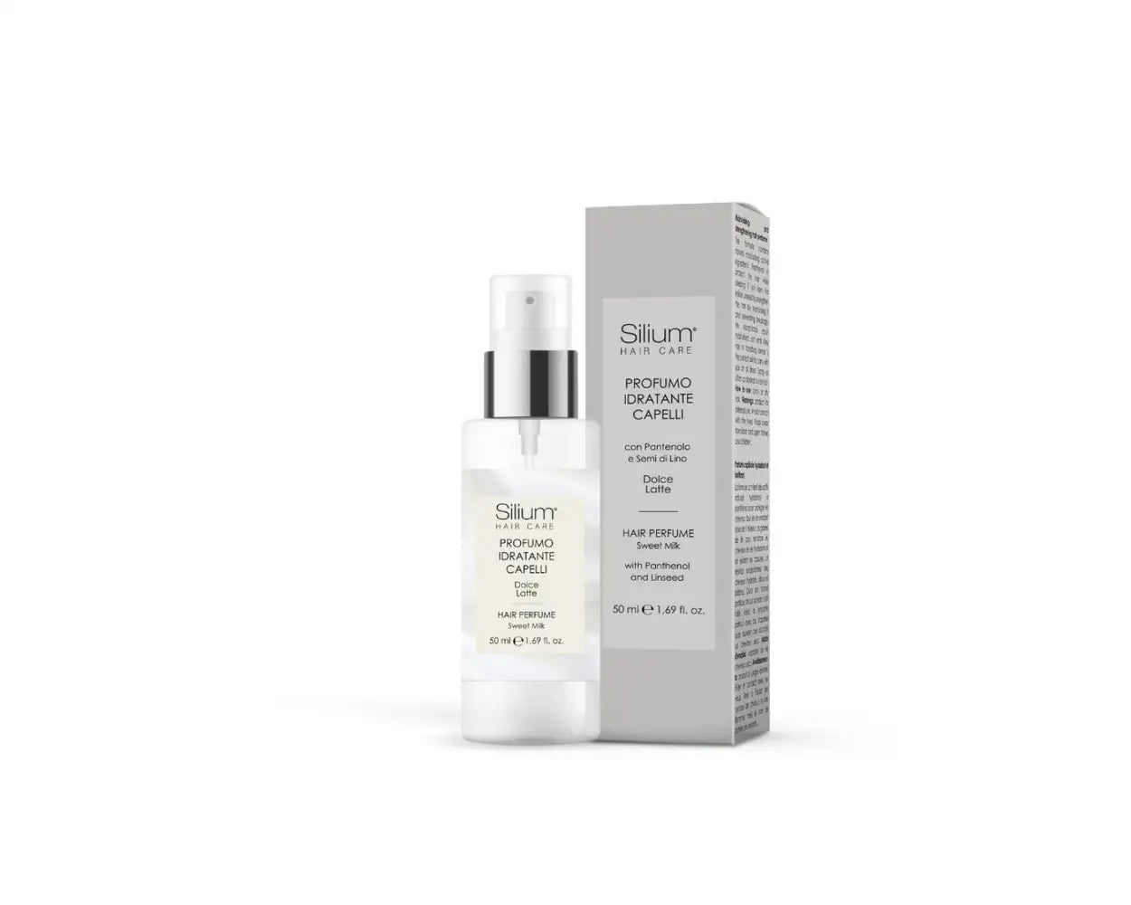 Silium Hair Care Profumo idratante capelli Dolce Latte 50ml.