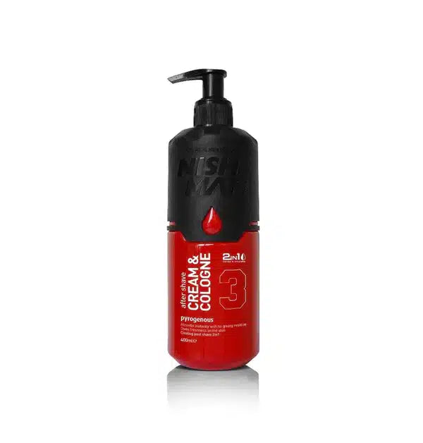 NISHMAN AFTER SHAVE CREAM + COLOGNE 2IN1 (FYROGENOUS) – 400ML