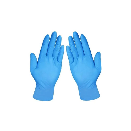 JH care- guanti monouso blu in nitrile -100 pz taglia s