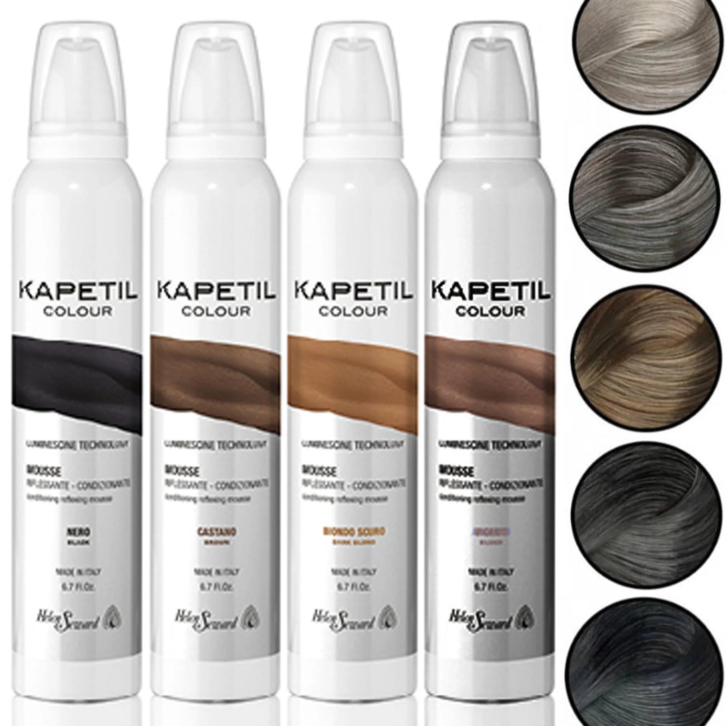 Kapetil mousse colorate - 200ml
