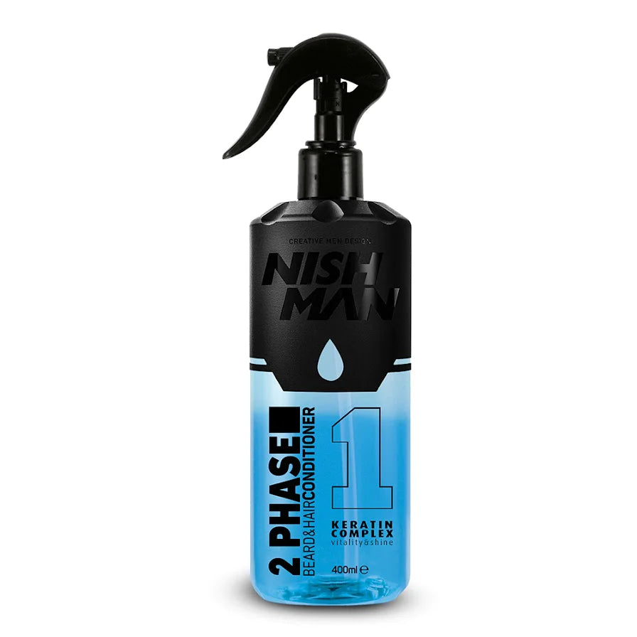 NISHMAN BEARD AND HAIR 2 PHASE CONDITIONER SPRAY 400ML