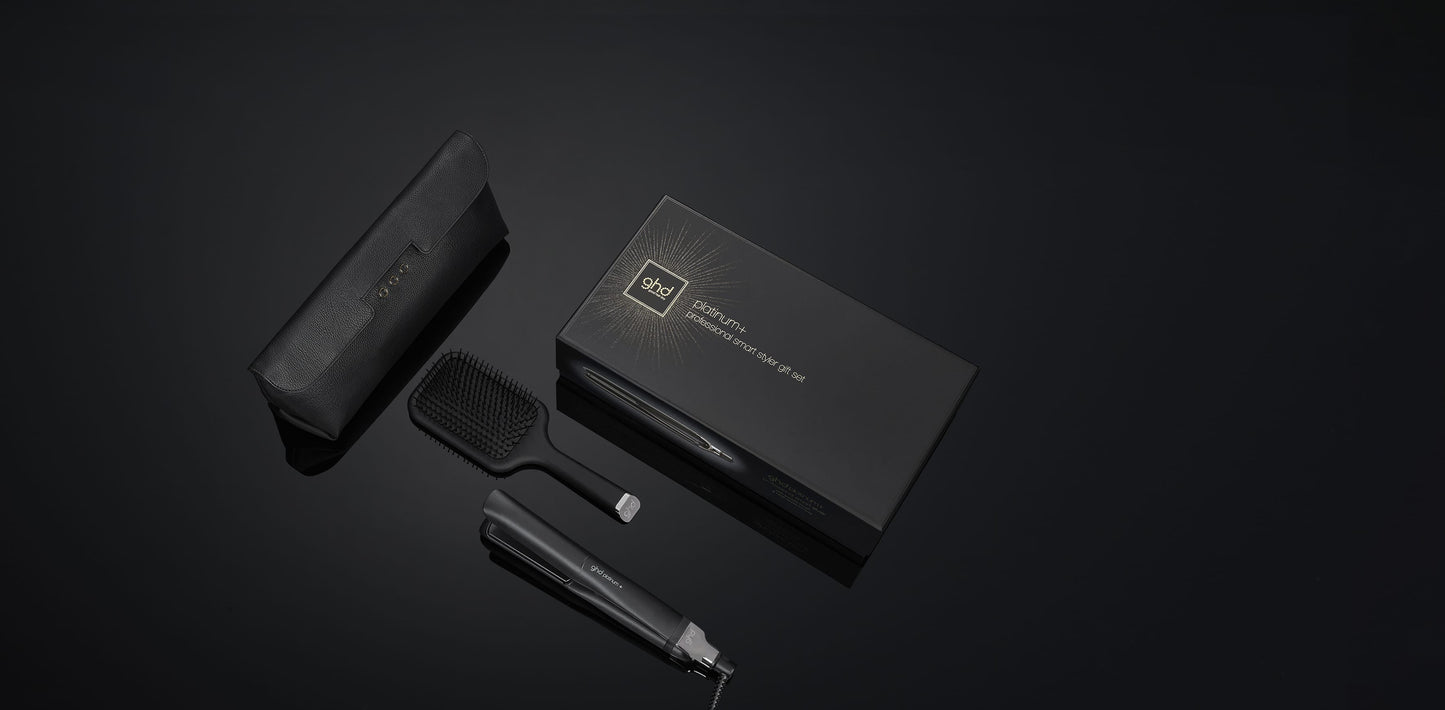 GHD platinum + styler gilt set regalo